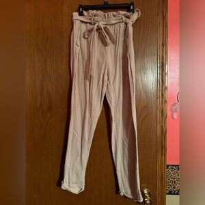 Linen women’s pants. Size L